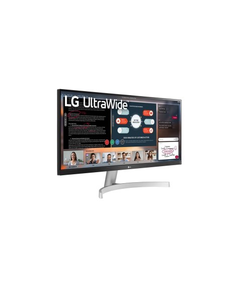 LG 34WN650-W 86,4 cm (34") 2560 x 1080 Pixel UltraWide Full HD LED Argento