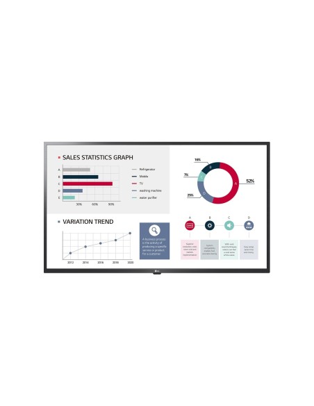 LG 43UL3G-B Pannello piatto per segnaletica digitale 109,2 cm (43") IPS Wi-Fi 300 cd m² 4K Ultra HD Nero Web OS 16 7
