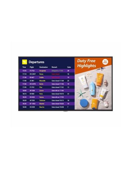 LG UH7F 124,5 cm (49") LED 700 cd m² 4K Ultra HD Nero 24 7
