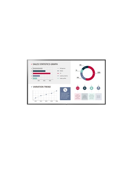 LG 75UL3G-B visualizzatore di messaggi Pannello piatto per segnaletica digitale 190,5 cm (75") IPS Wi-Fi 350 cd m² 4K Ultra HD