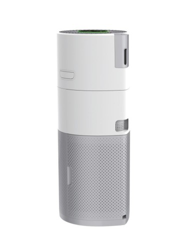 Hoover H-PURIFIER 700 purificatore 110 m² Argento, Bianco