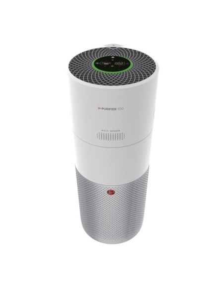 Hoover H-PURIFIER 700 purificatore 110 m² Argento, Bianco