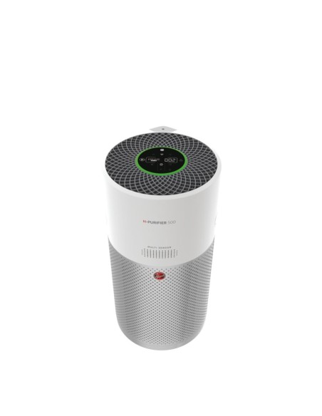 Hoover H-PURIFIER 500 purificatore 110 m² Argento, Bianco