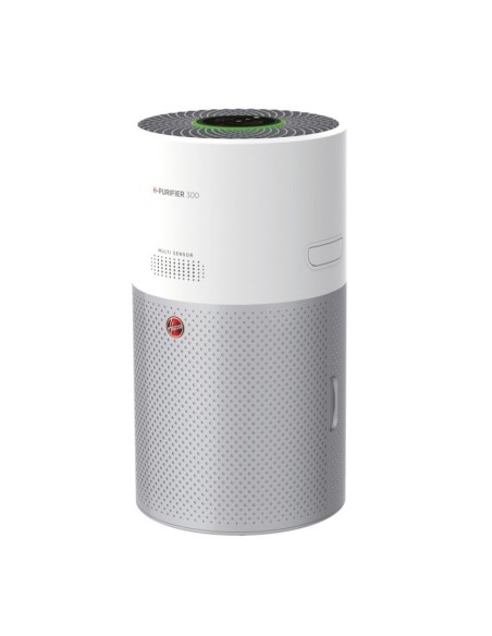 Hoover H-PURIFIER 300 purificatore 100 m² Argento, Bianco