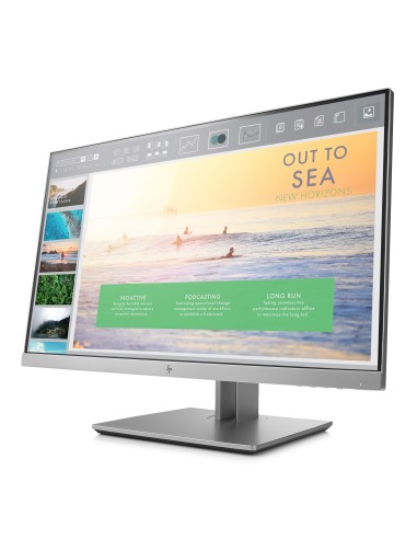 HP EliteDisplay E233 58,4 cm (23") 1920 x 1080 Pixel Full HD LED Nero, Argento