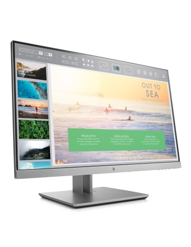 HP EliteDisplay E233 58,4 cm (23") 1920 x 1080 Pixel Full HD LED Nero, Argento
