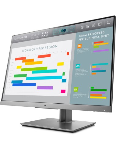 HP EliteDisplay E243i 61 cm (24") 1920 x 1200 Pixel WUXGA LED Nero, Argento