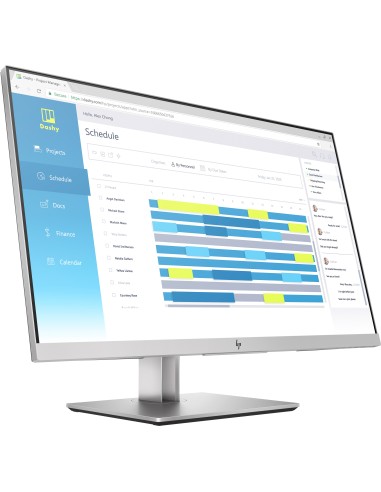 HP EliteDisplay E273d 68,6 cm (27") 1920 x 1080 Pixel Full HD LED Nero, Argento