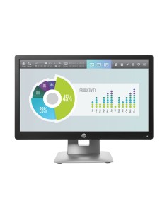 HP EliteDisplay E202 50,8 cm (20") 1600 x 900 Pixel HD+ LED Nero, Argento