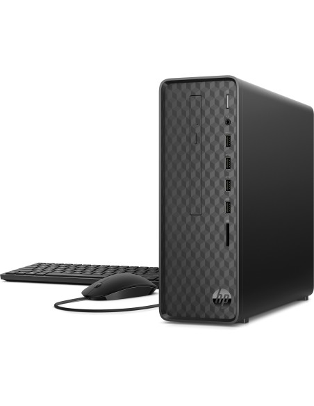 HP Slim Desktop S01-aF0018nl 3050U Mini Tower AMD Athlon Silver 8 GB DDR4-SDRAM 256 GB SSD Windows 11 Home PC Nero