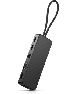 HP Spectre USB-C Travel Dock Cablato USB 3.2 Gen 1 (3.1 Gen 1) Type-C Nero