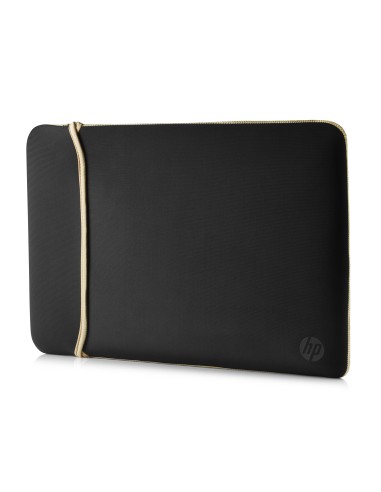 HP 14" Neoprene Reversible Sleeve borsa per notebook 35,6 cm (14") Custodia a tasca Nero, Oro