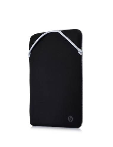 HP 15.6" Neoprene Reversible Sleeve borsa per notebook 39,6 cm (15.6") Custodia a tasca Nero, Argento