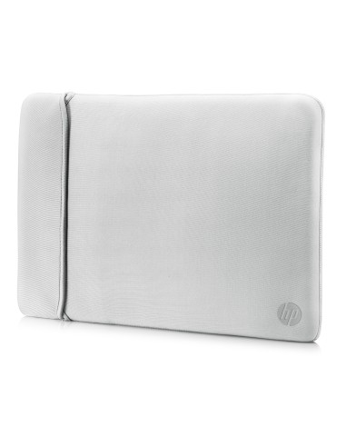 HP 15.6" Neoprene Reversible Sleeve borsa per notebook 39,6 cm (15.6") Custodia a tasca Nero, Argento