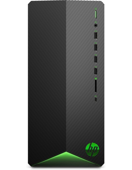 HP Pavilion Gaming TG01-1025nl 4700G Desktop AMD Ryzen™ 7 8 GB DDR4-SDRAM 512 GB SSD Windows 10 Home PC Nero