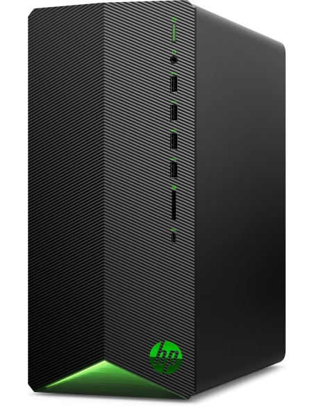 HP Pavilion Gaming TG01-1025nl 4700G Desktop AMD Ryzen™ 7 8 GB DDR4-SDRAM 512 GB SSD Windows 10 Home PC Nero