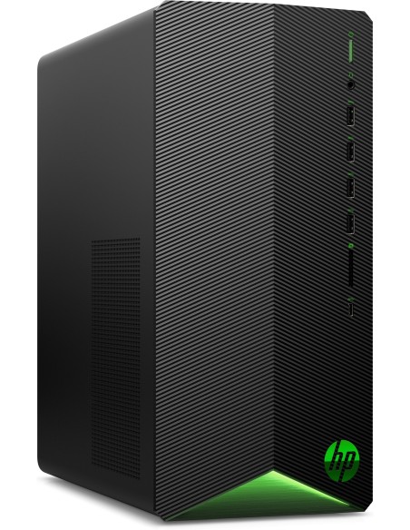 HP Pavilion Gaming TG01-1025nl 4700G Desktop AMD Ryzen™ 7 8 GB DDR4-SDRAM 512 GB SSD Windows 10 Home PC Nero