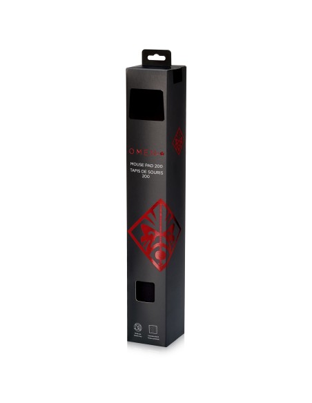 HP 3ML37AA Tappetino per mouse per gioco da computer Nero