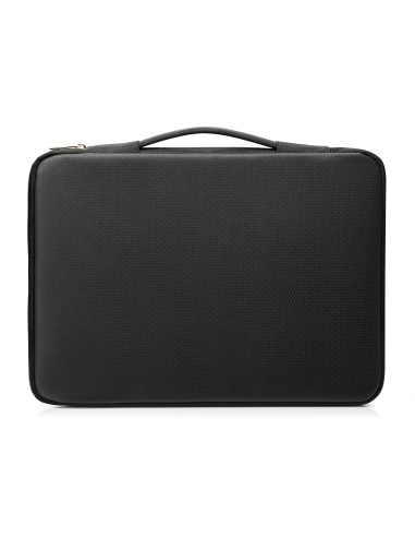 HP 3XD35AA borsa per notebook 39,6 cm (15.6") Custodia a tasca Nero, Oro