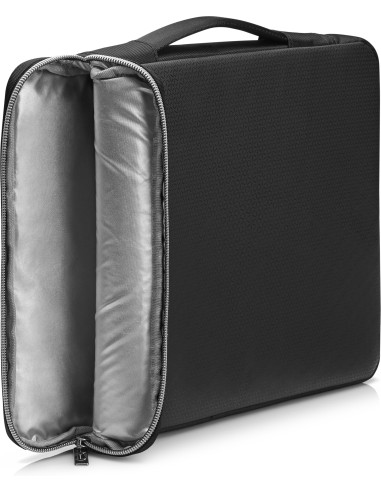 HP 39.62 cm (15.6") Carry Sleeve borsa per notebook 39,6 cm (15.6") Custodia a tasca Nero, Argento
