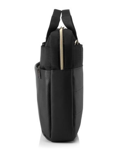 HP 15.6 Pavilion Accent borsa per notebook 39,6 cm (15.6") Valigetta ventiquattrore Nero, Oro