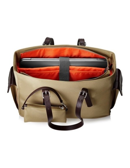 HP 35.56 cm (14") Taupe Women Tote borsa per notebook 35,6 cm (14") Ventriquattore da donna Beige