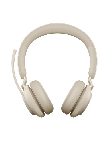 Jabra Evolve2 65, MS Stereo Auricolare Wireless A Padiglione Ufficio USB tipo A Bluetooth Beige