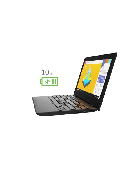 Lenovo 100e A4-9120C Chromebook 29,5 cm (11.6") HD AMD A4 4 GB DDR4-SDRAM 32 GB eMMC Wi-Fi 5 (802.11ac) ChromeOS Nero