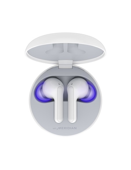 LG TONE Free FN6 White Cuffie Bluetooth True Wireless con custodia UVnano