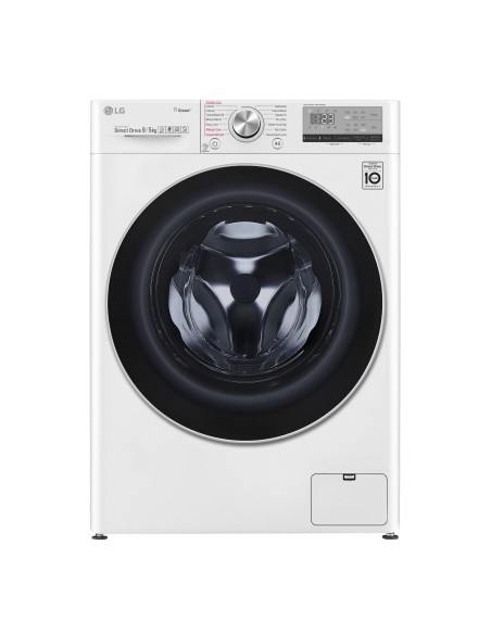LG F4DV409S0E Lavasciuga Intelligente AIDD 9 6kg Vapore 1400 Giri min Carica frontale Classe A