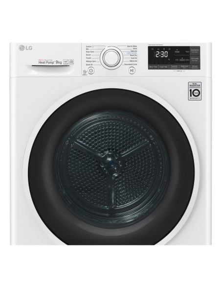 LG RC90U2AV4Q Asciugatrice 9 kg Pompa di Calore Pompa di Calore Libera installazione Carica frontale A+++-10%
