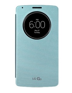 LG CCF-345G custodia per cellulare Custodia flip a libro Turchese