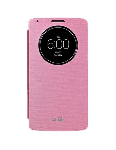 LG CCF-345G custodia per cellulare Custodia flip a libro Rosa