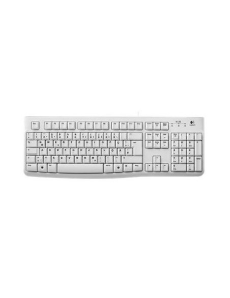 Logitech Keyboard K120 for Business tastiera USB QWERTZ Tedesco Bianco