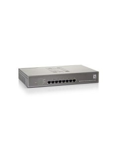 LevelOne FEP-0811 switch di rete Non gestito Fast Ethernet (10 100) Supporto Power over Ethernet (PoE) Grigio