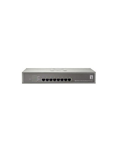 LevelOne FEP-0811 switch di rete Non gestito Fast Ethernet (10 100) Supporto Power over Ethernet (PoE) Grigio