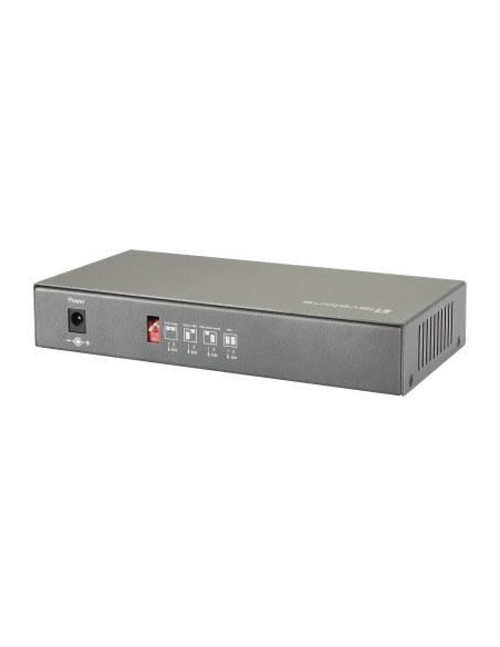 LevelOne FEP-0931 Fast Ethernet (10 100) Supporto Power over Ethernet (PoE) Nero