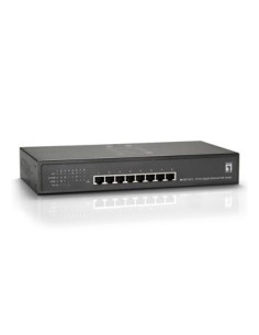 LevelOne GEP-0812 switch di rete Non gestito Gigabit Ethernet (10 100 1000) Supporto Power over Ethernet (PoE) Nero
