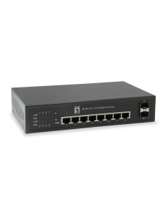 LevelOne GEP-1023W65 switch di rete Gigabit Ethernet (10 100 1000) Supporto Power over Ethernet (PoE) Nero