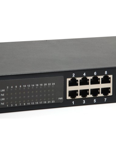 LevelOne GEP-2421W250 switch di rete Non gestito Gigabit Ethernet (10 100 1000) Supporto Power over Ethernet (PoE) Nero