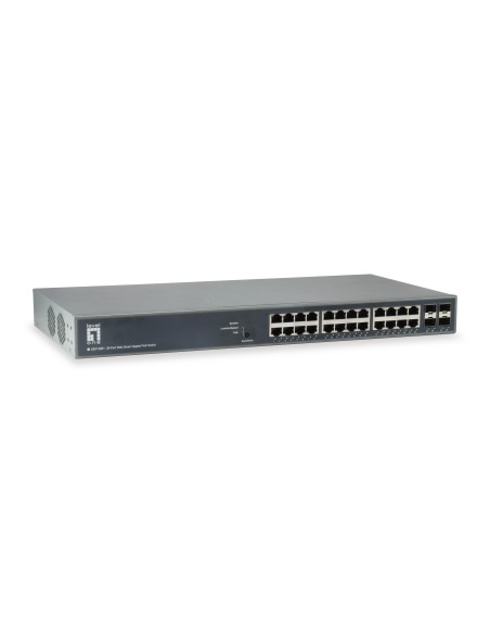 LevelOne GEP-2851 Gestito Gigabit Ethernet (10 100 1000) Supporto Power over Ethernet (PoE) Nero