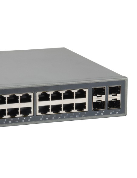 LevelOne GEP-2851 Gestito Gigabit Ethernet (10 100 1000) Supporto Power over Ethernet (PoE) Nero