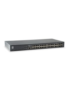 LevelOne GES-2451 switch di rete Gigabit Ethernet (10 100 1000) Nero