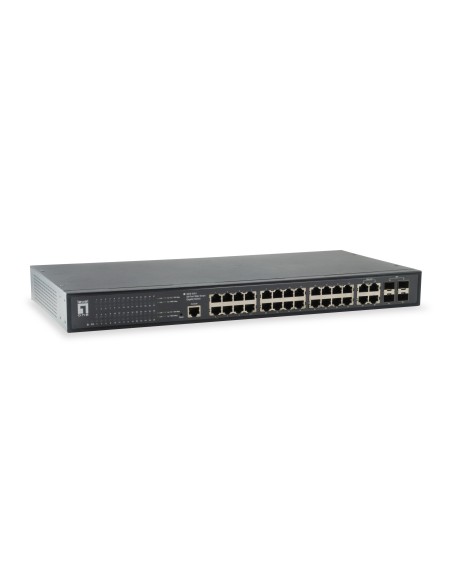 LevelOne GES-2451 switch di rete Gigabit Ethernet (10 100 1000) Nero