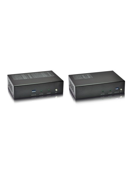 LevelOne HVE-9100 moltiplicatore AV Trasmettitore e ricevitore AV Nero