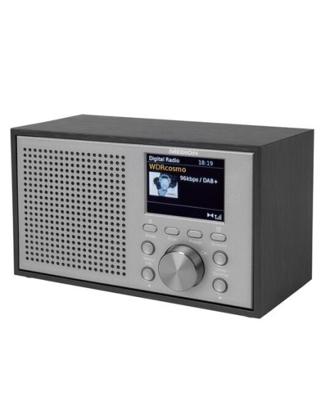 MEDION 50060681 radio Portatile Analogico e digitale Nero, Grigio