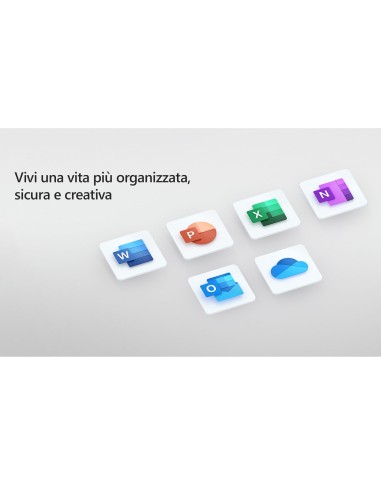 Microsoft 365 Personal, 1 Persona, 1 Anno, Scatola