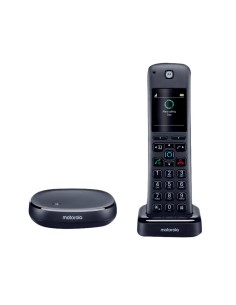 Motorola Alexa, hello AHX01 Telefono DECT Identificatore di chiamata Nero