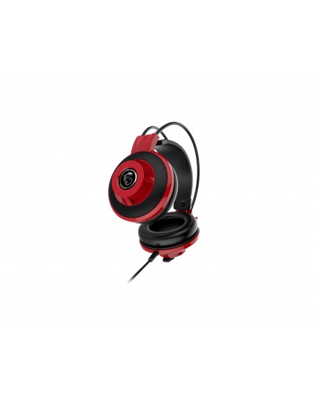 MSI DS501 Auricolare Cablato A Padiglione Giocare Nero, Rosso