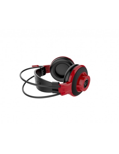 MSI DS501 Auricolare Cablato A Padiglione Giocare Nero, Rosso